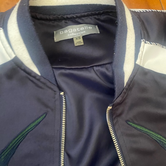 Bagatelle Satin Bomber Jacket - Picture 6 of 7